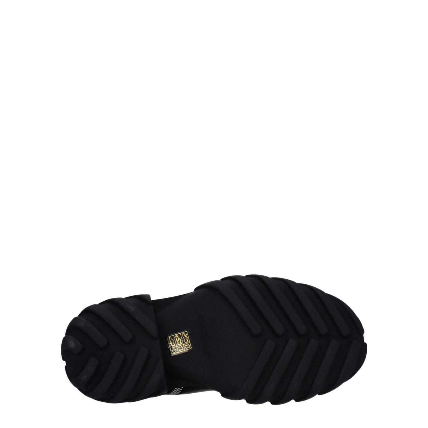 Off-White Schwarze Lederstiefeletten