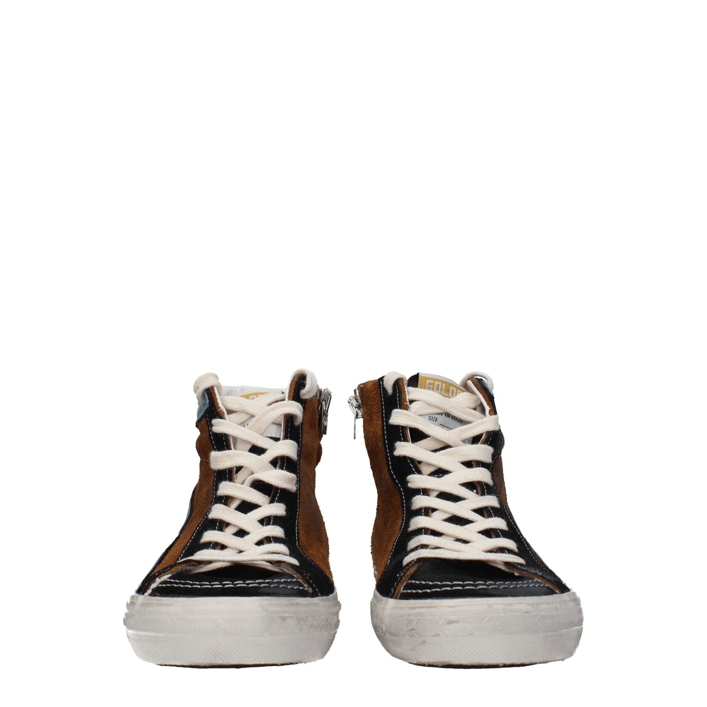 Golden Goose Braune High-Top-Sneaker aus Leder