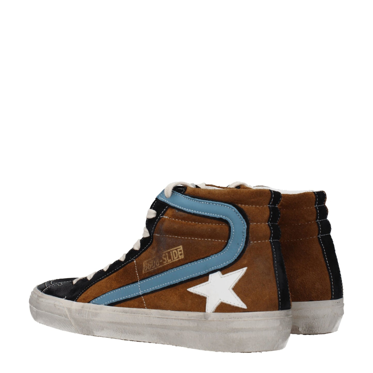 Golden Goose Braune High-Top-Sneaker aus Leder