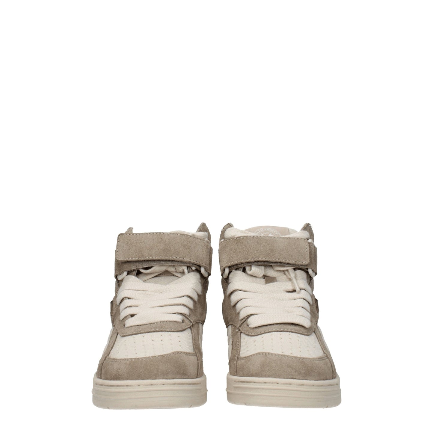 Palm Angels Beigefarbene High-Top-Sneaker aus Leder