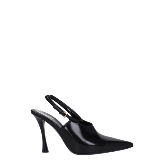 Givenchy Schwarze Leder-Pumps
