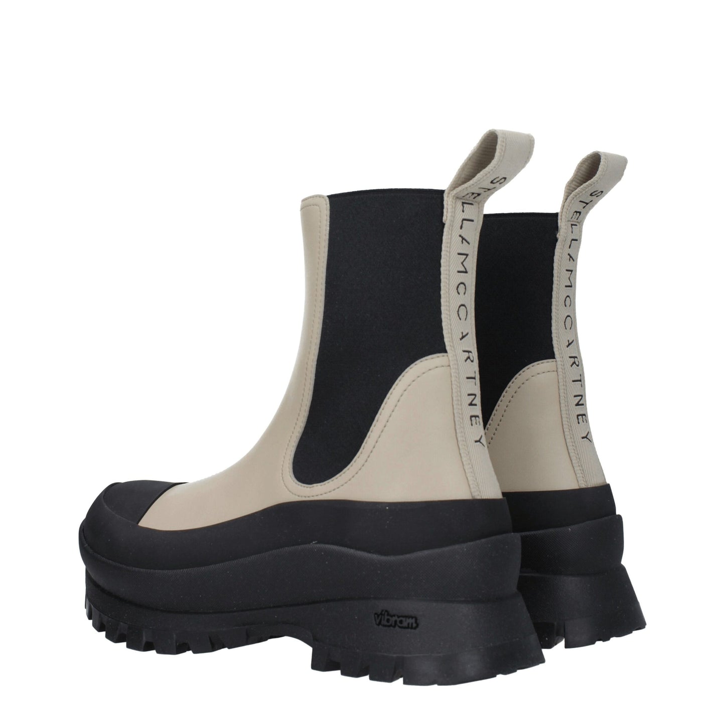 Stella McCartney Schwarze Lederstiefeletten