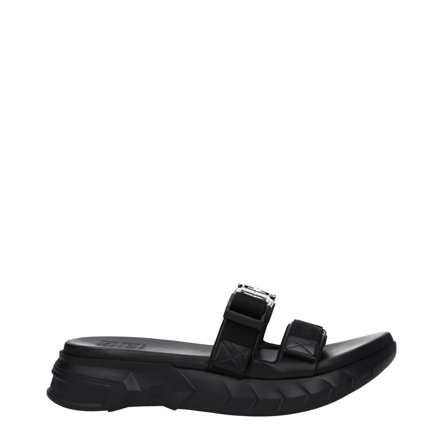 Givenchy Schwarze Stoff-Pantoffeln