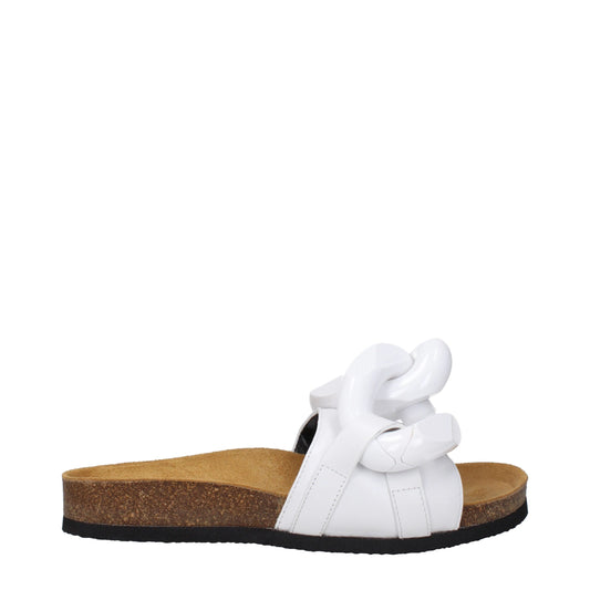 Jw Anderson Weiße Lederslipper