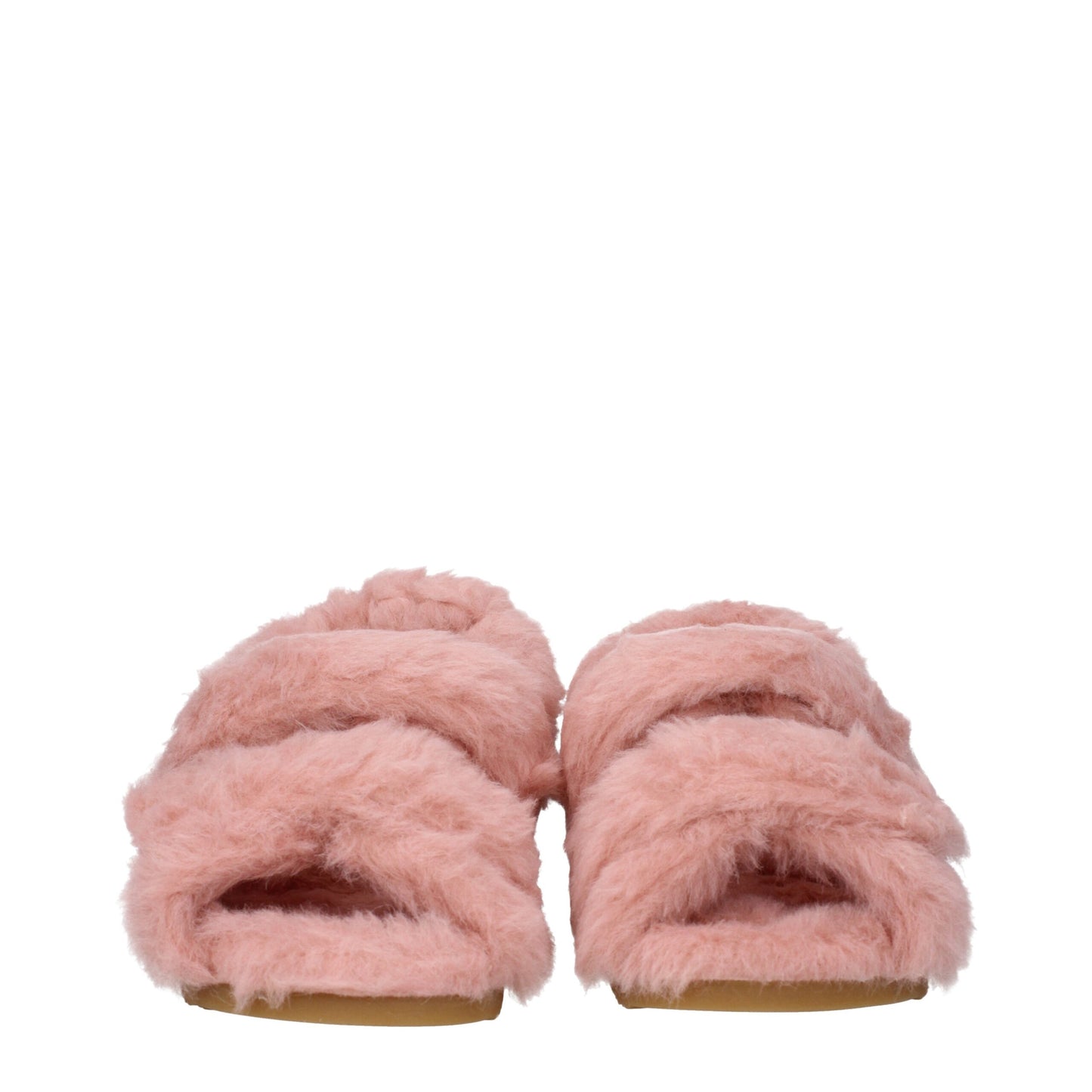 Max Mara Rosa Pelzsandalen