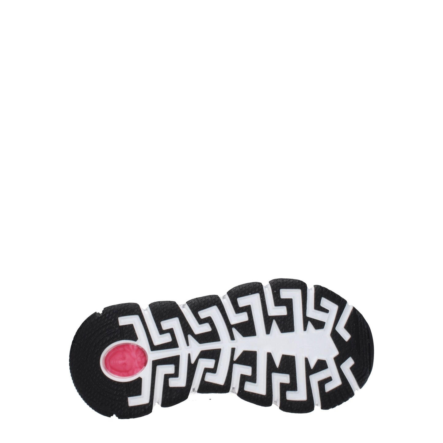 Versace Weißer Stoff Sportliche Turnschuhe