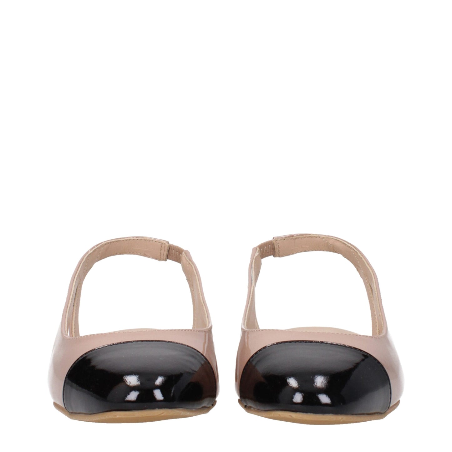 Stuart Weitzman Rosa Leder-Ballettflaschen