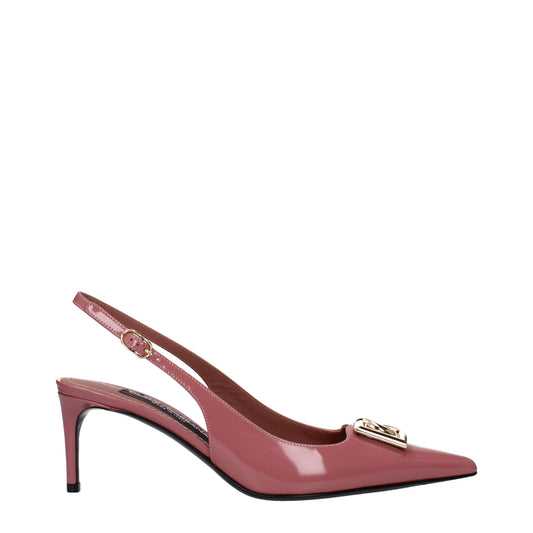 Dolce & Gabbana Rosa Leder Pumps mit hohem Absatz