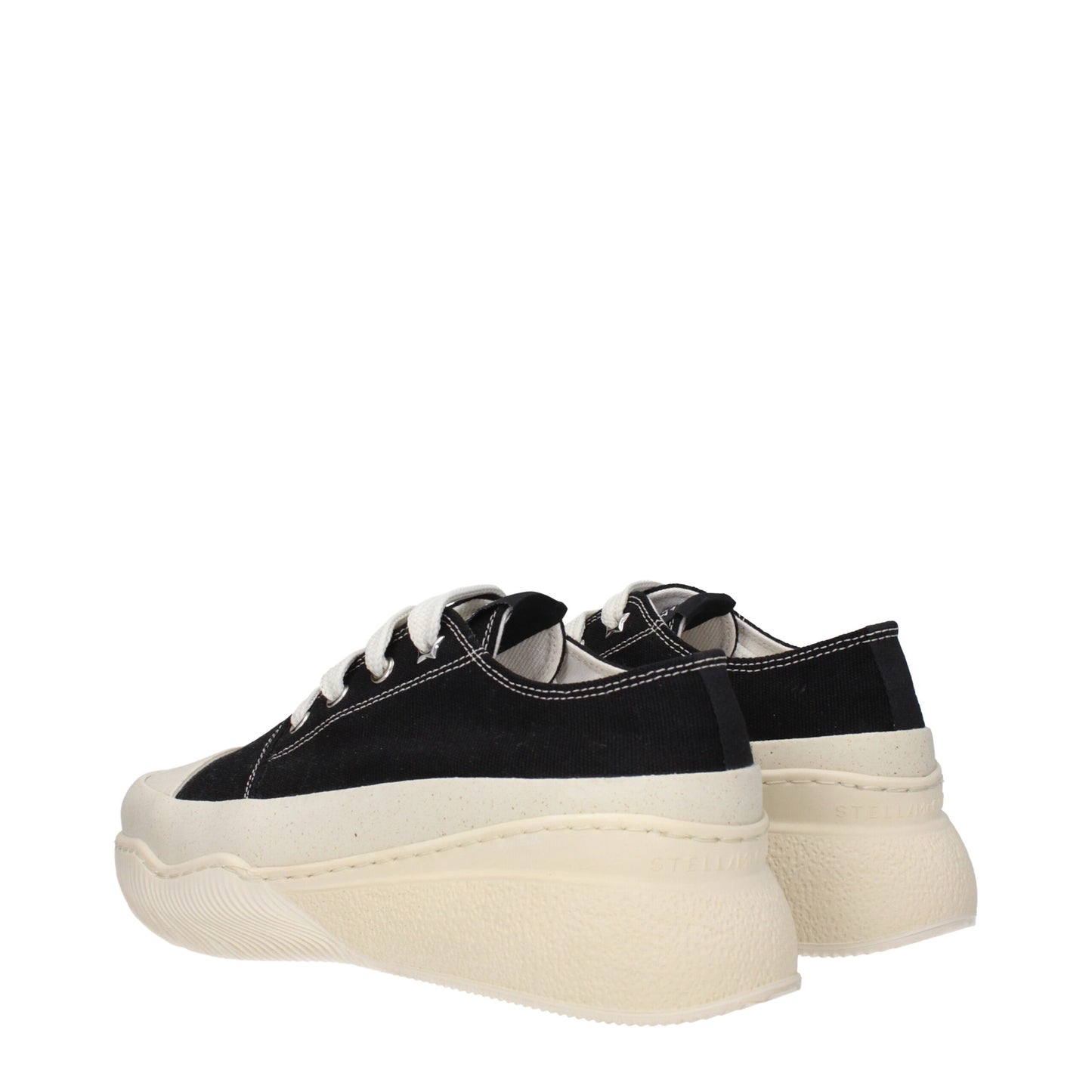 Stella McCartney Schwarzer Stoff Chunky Sneakers