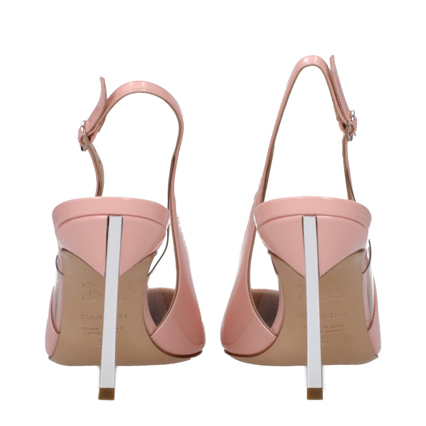 Casadei Rosa Lederpumps mit hohem Absatz