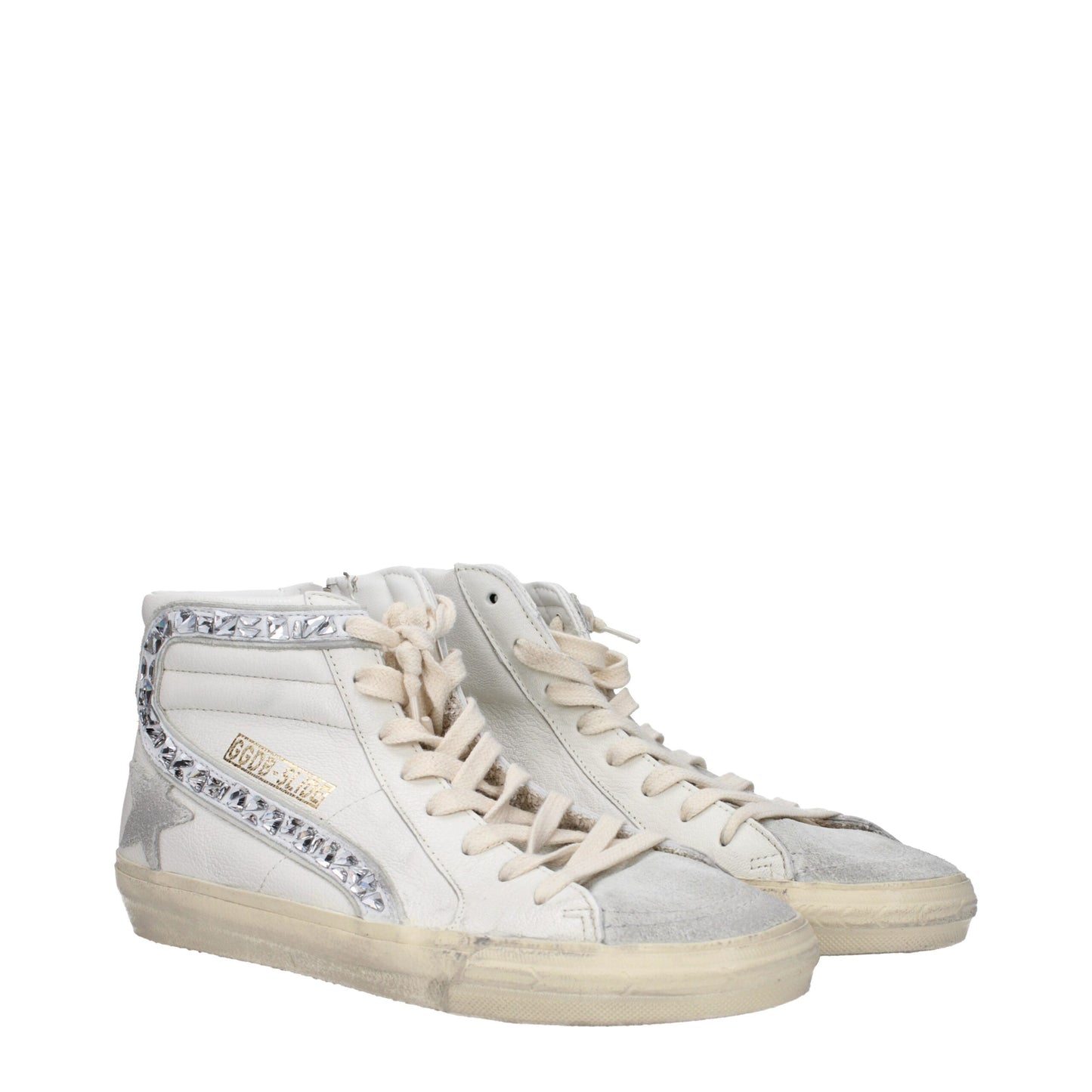 Golden Goose Weiße High-Top Sneakers aus Leder