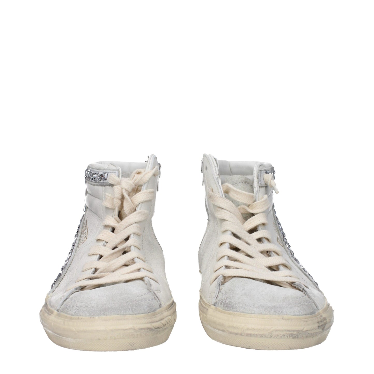 Golden Goose Weiße High-Top Sneakers aus Leder