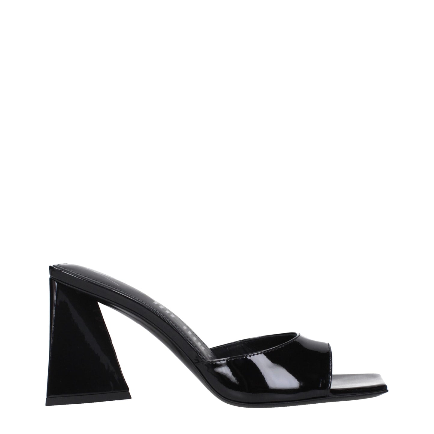 The Attico Schwarze Leder-Stilettos
