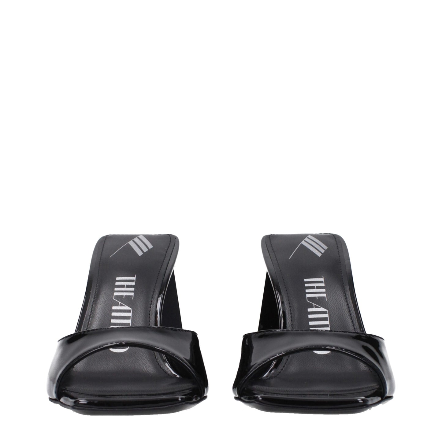 The Attico Schwarze Leder-Stilettos