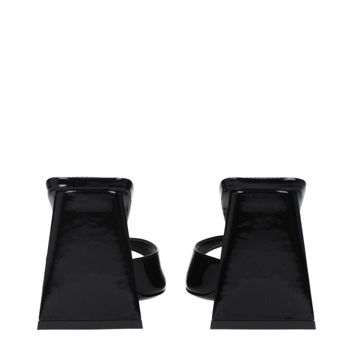 The Attico Schwarze Leder-Stilettos