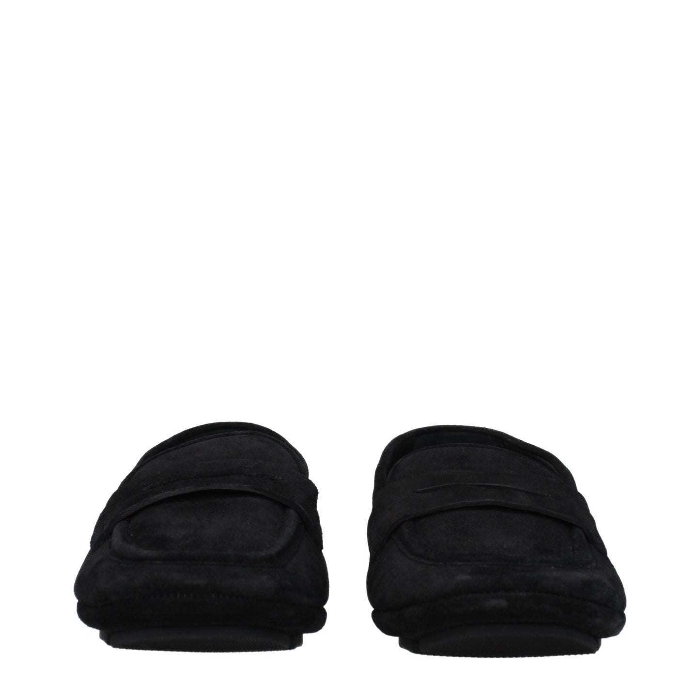 Dolce & Gabbana Schwarze Leder Slipper