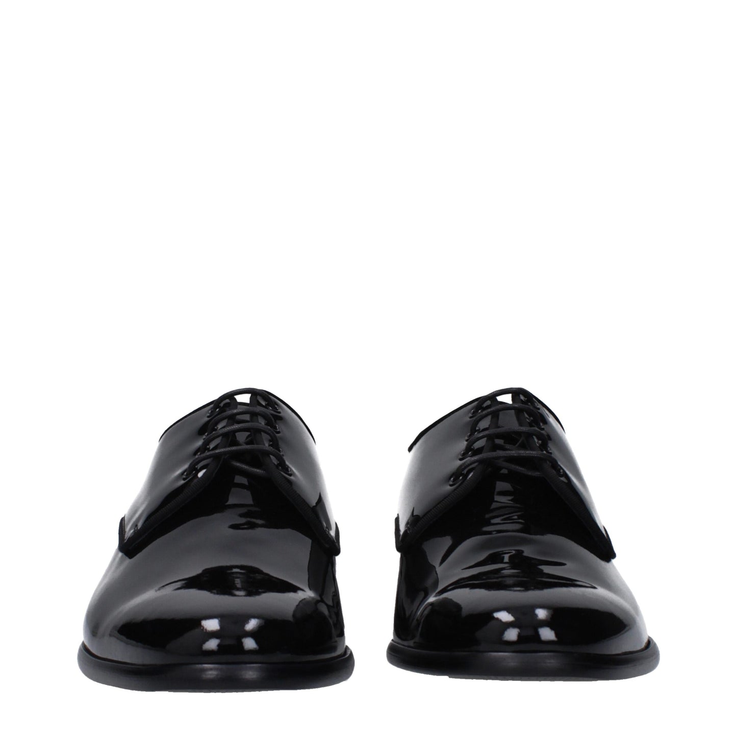 Dolce & Gabbana Schwarze Leder Oxfords und Derbies