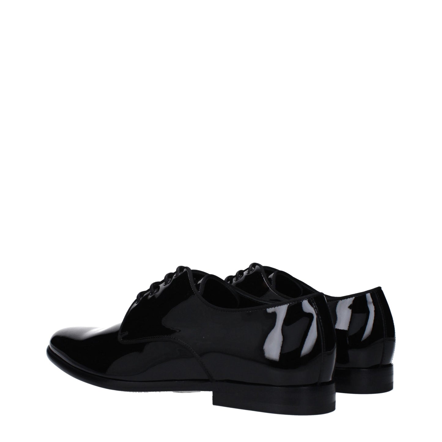 Dolce & Gabbana Schwarze Leder Oxfords und Derbies
