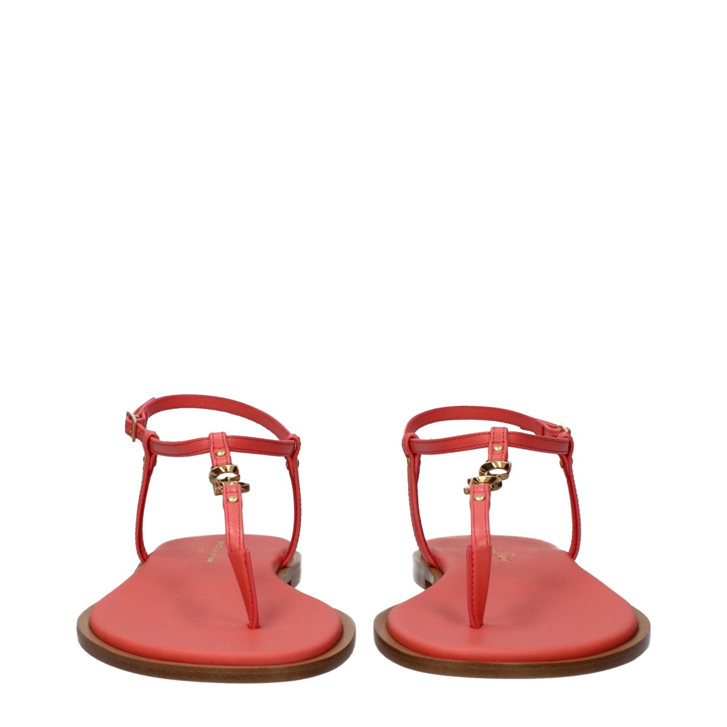 Christian Dior Rosa Flip-Flop-Sandalen aus Leder