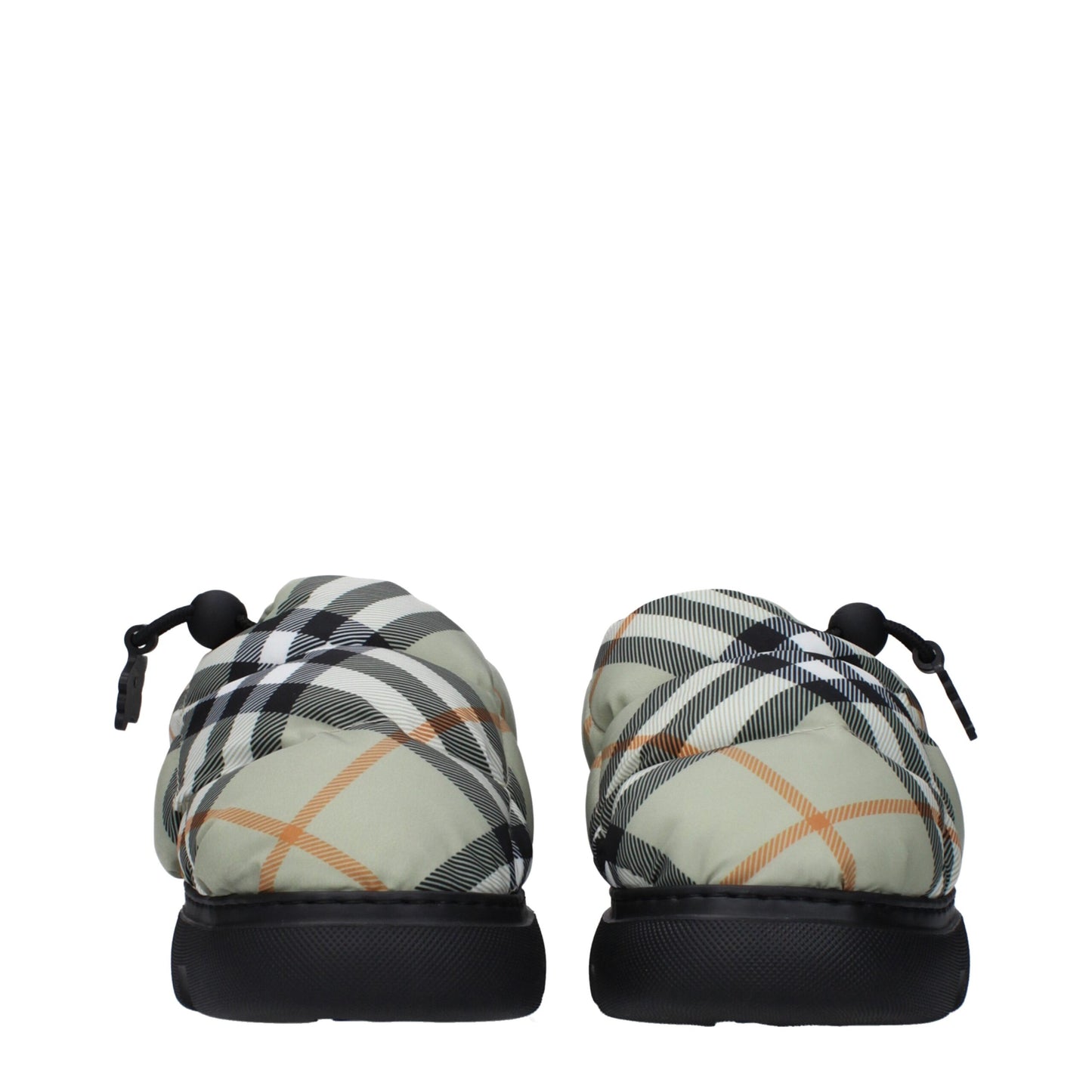 Burberry Slipper aus grünem Stoff