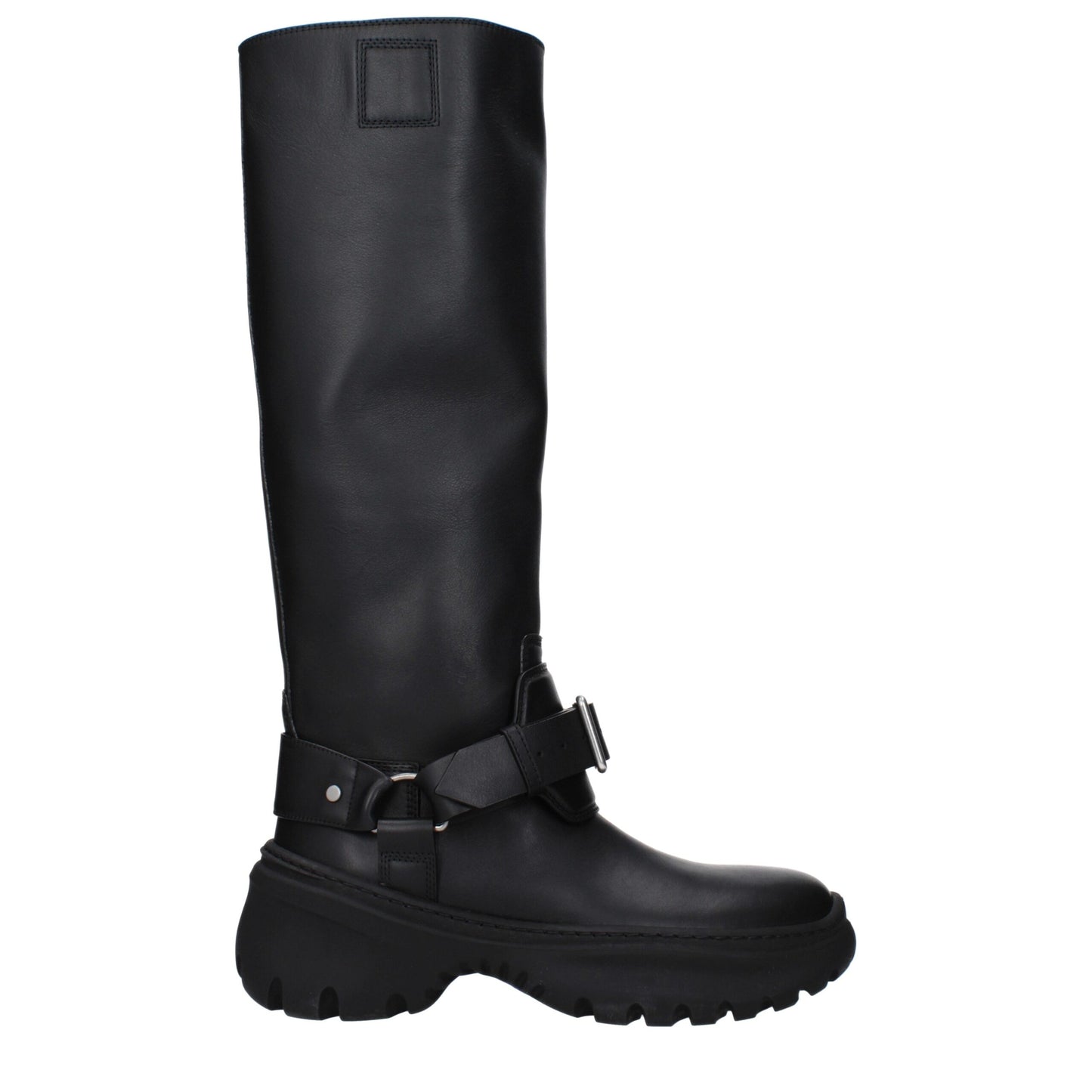 Burberry Schwarze Lederstiefel