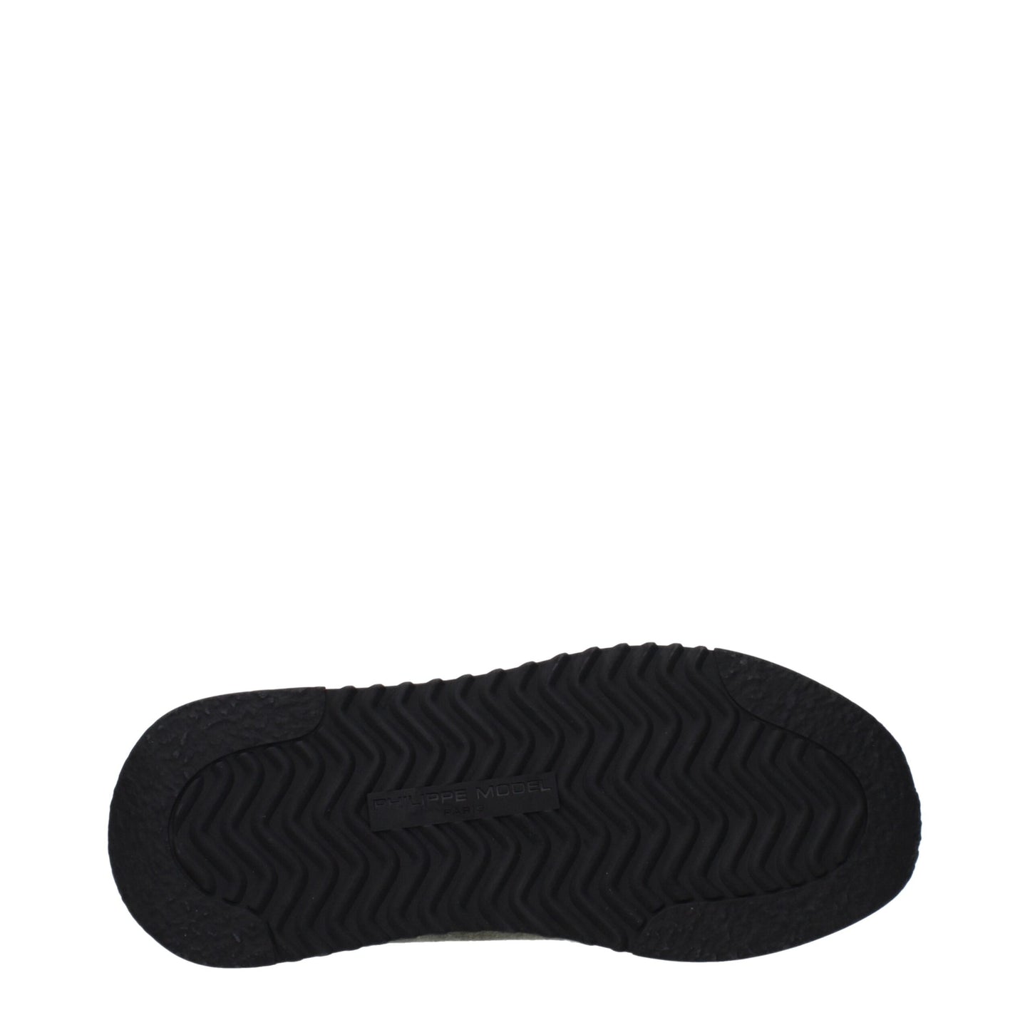 Philippe Model Grünes Leder Sportliche Turnschuhe