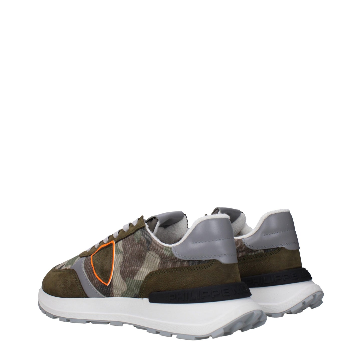 Philippe Model Grüner Stoff Sportliche Turnschuhe