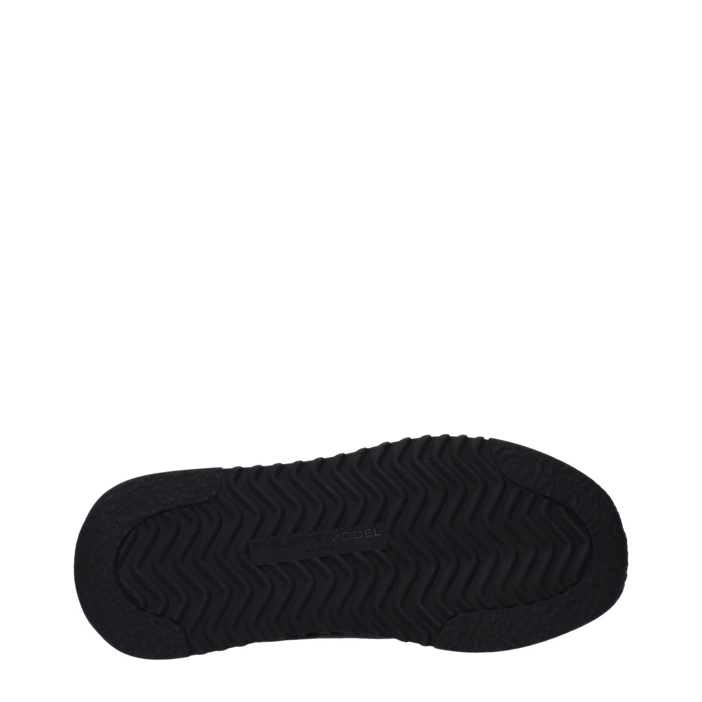 Philippe Model Blaue Leder Sportliche Turnschuhe