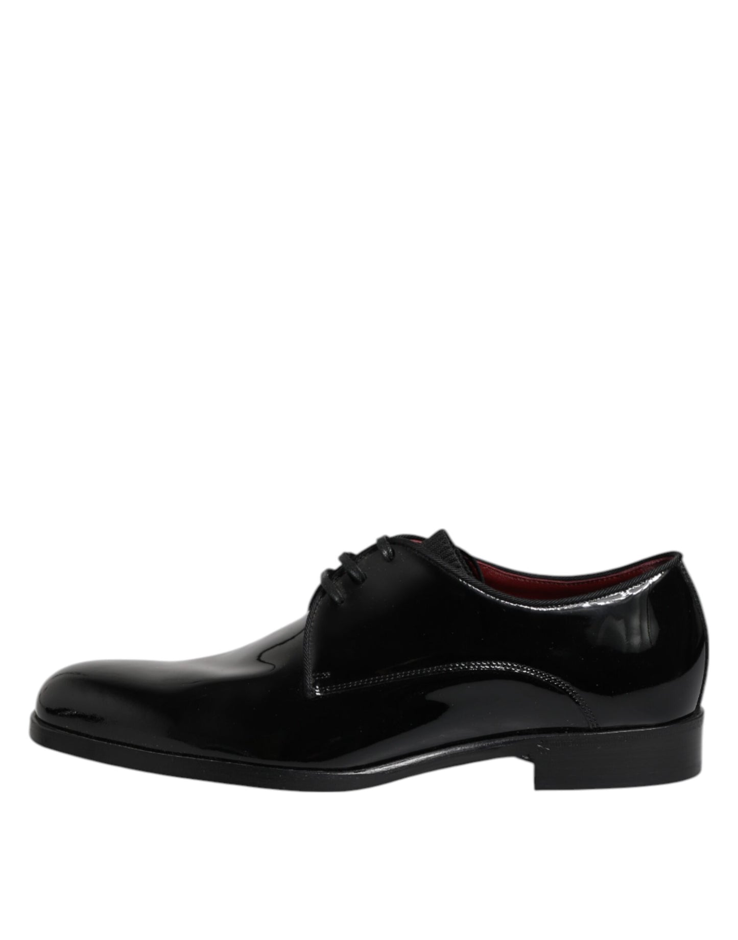 Dolce & Gabbana Schwarze Leder Schnürschuhe Männer Derby Formelle Schuhe