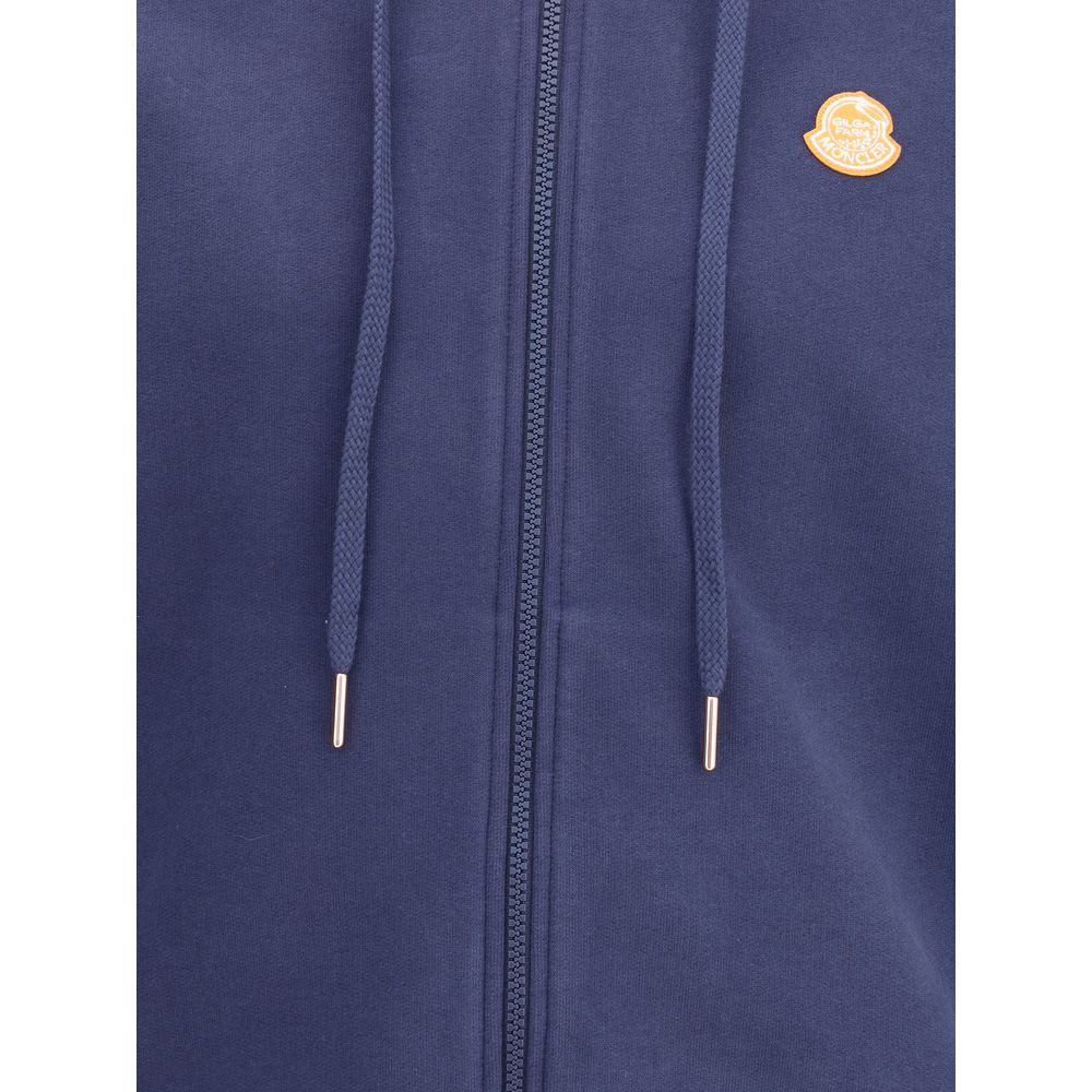Moncler x Donald Glover Baumwoll-Sweatshirt in Blau