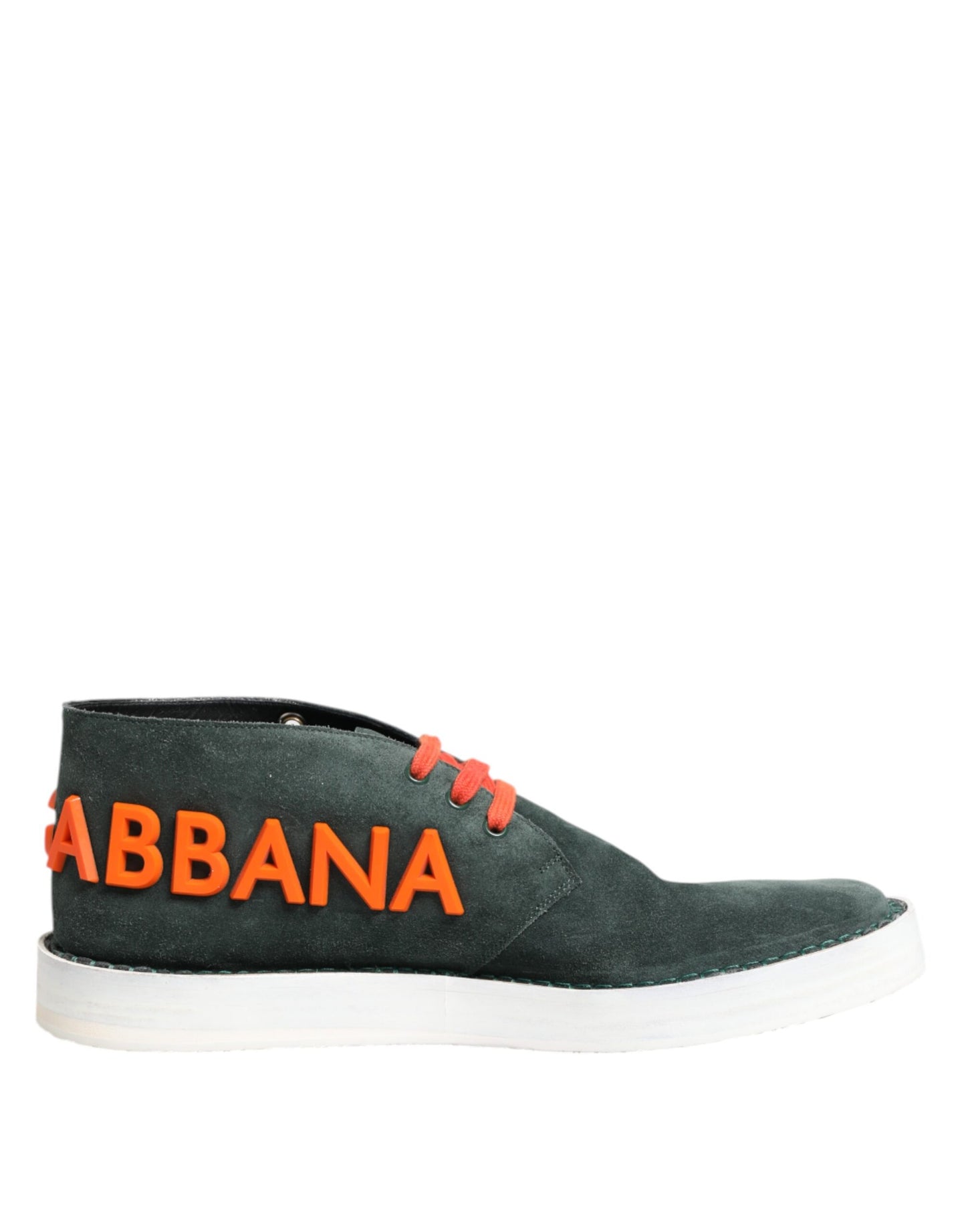 Dolce & Gabbana Grün Derby Logo Casual Männer Turnschuhe Schuhe