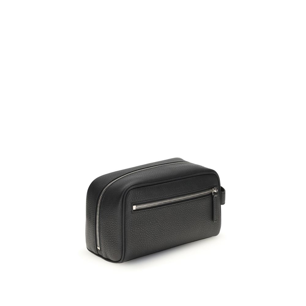 Balenciaga Schwarze Kalbshaut-Handtasche Bos Taurus
