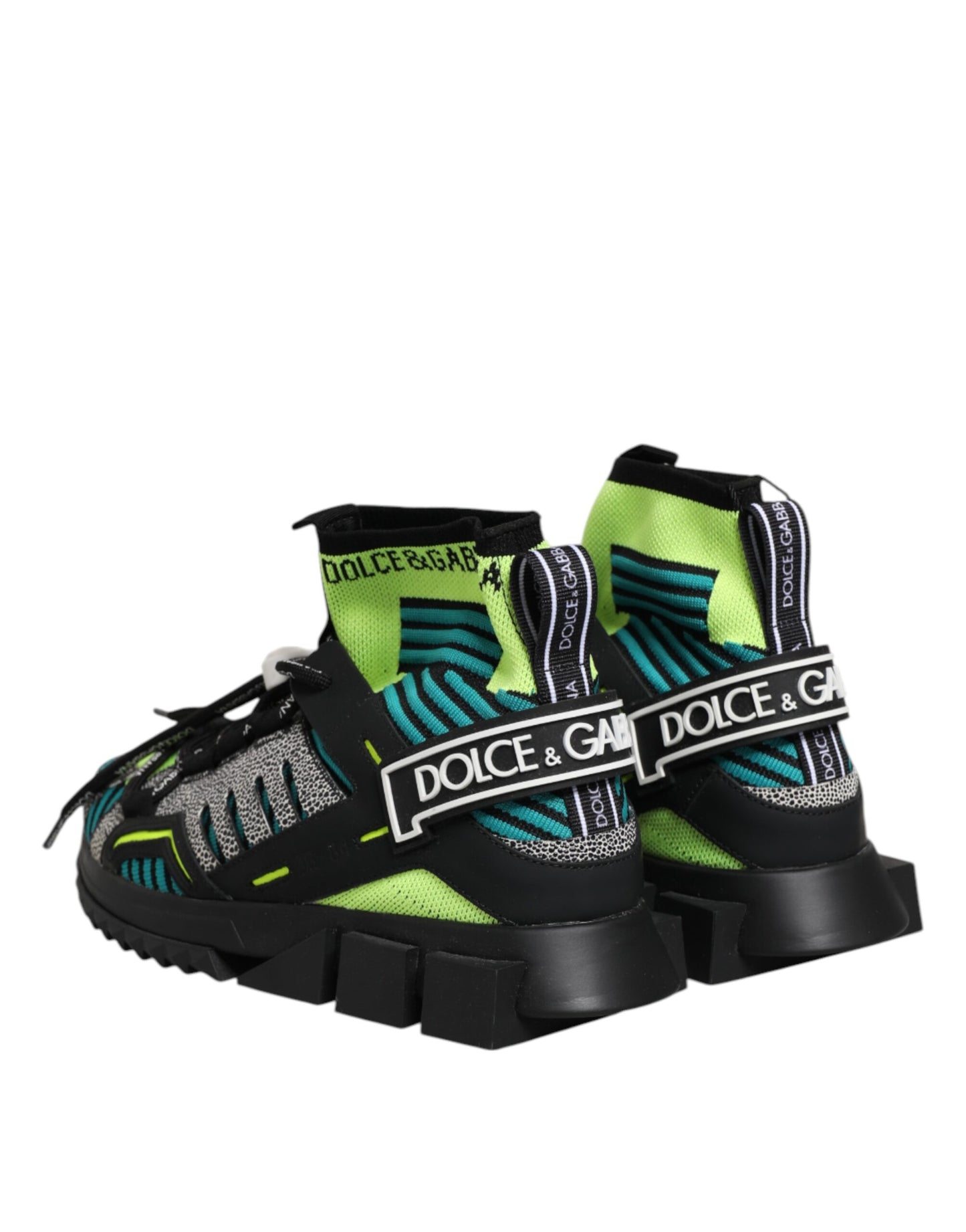 Dolce & Gabbana Multicolor Sorrento Socken Männer Turnschuhe Schuhe