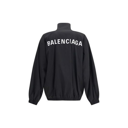Balenciaga Schwarze Polyester-Jacke im Shell-Design