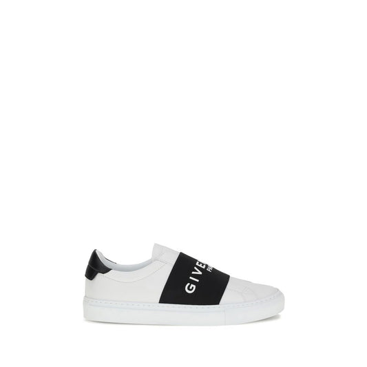 Givenchy Weiße Kalbshaut Bos Taurus Sneakers mit niedrigem Schaft