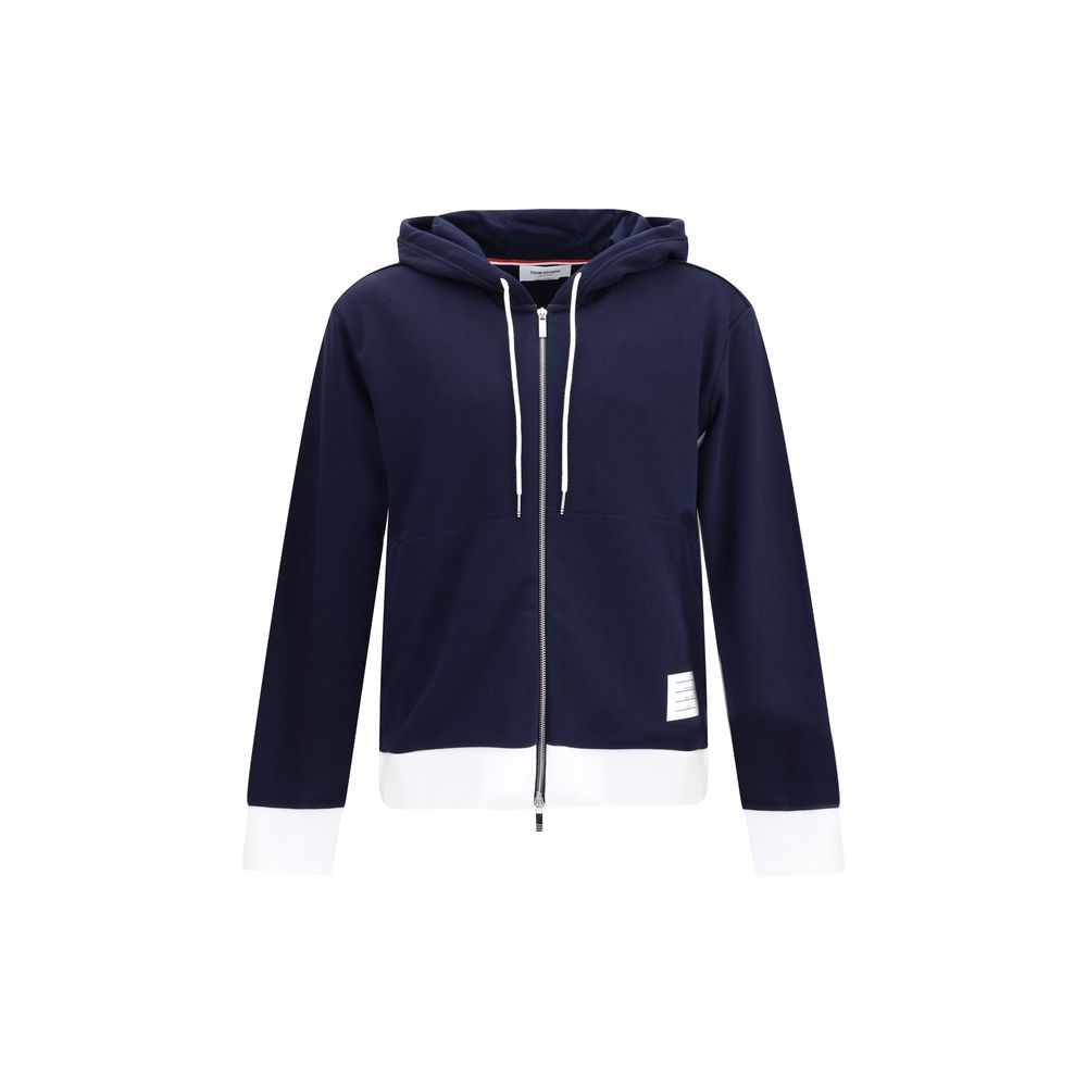 Thom Browne Baumwoll-Sweatshirt in Blau