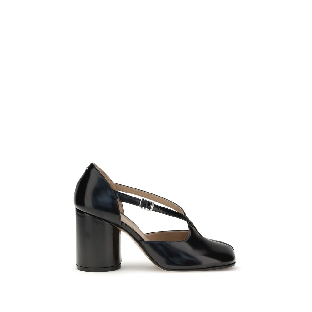 Margiela Schwarze Kalbshaut Bos Taurus High Heels