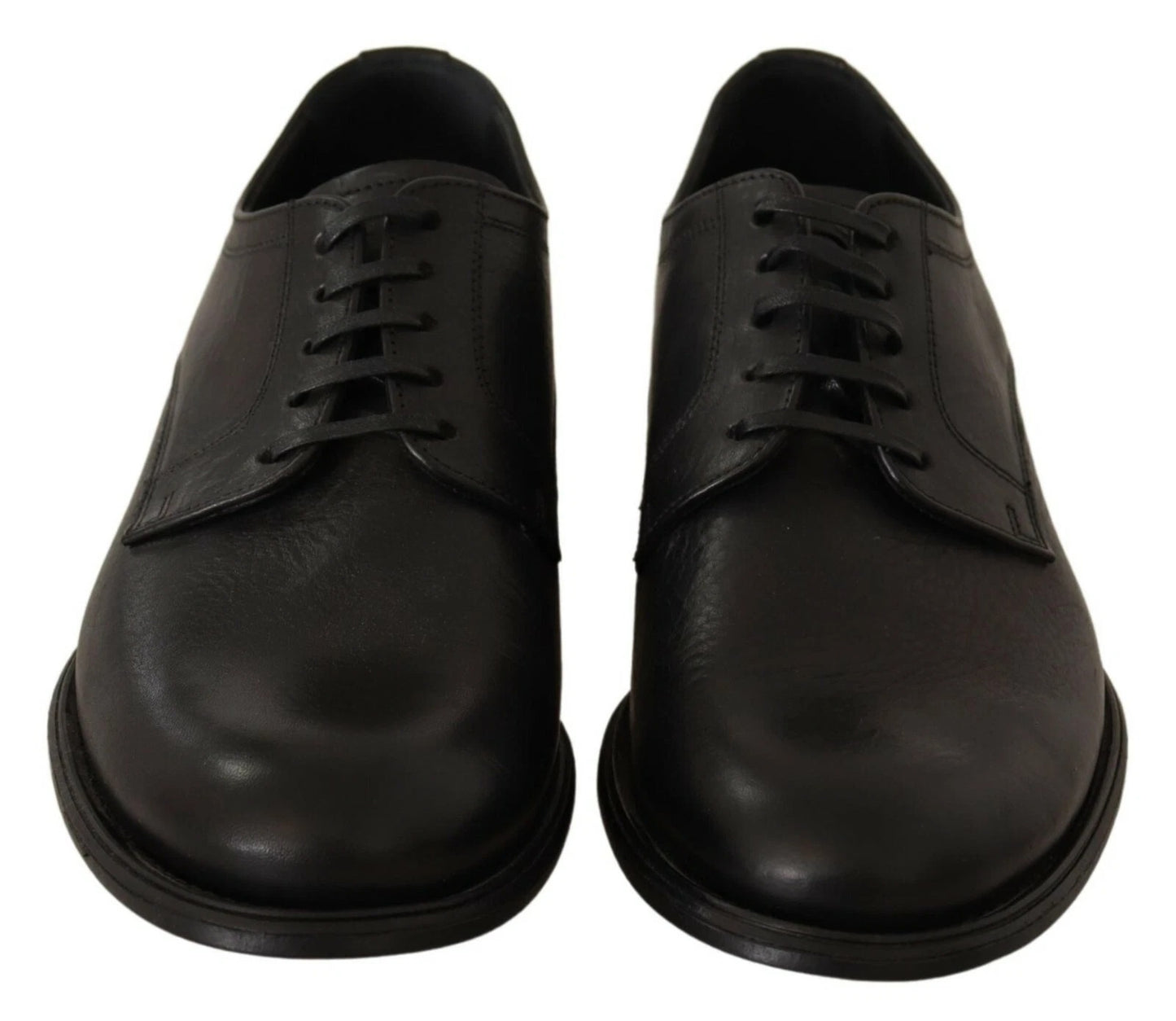 Dolce & Gabbana Schwarze Schnürschuhe aus Leder für Männer Formelle Derby-Schuhe