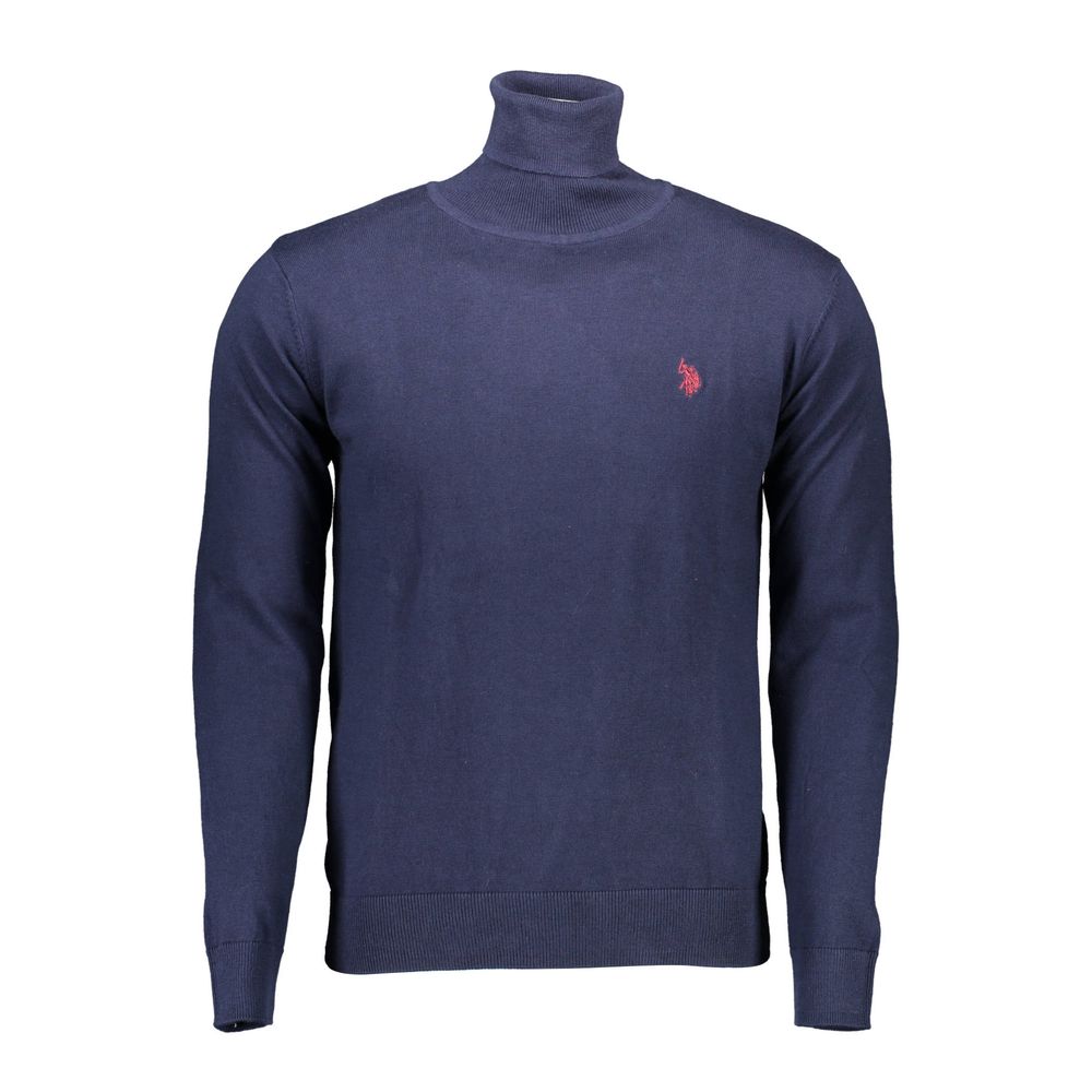 U.S. POLO ASSN. Blauer Baumwollpullover