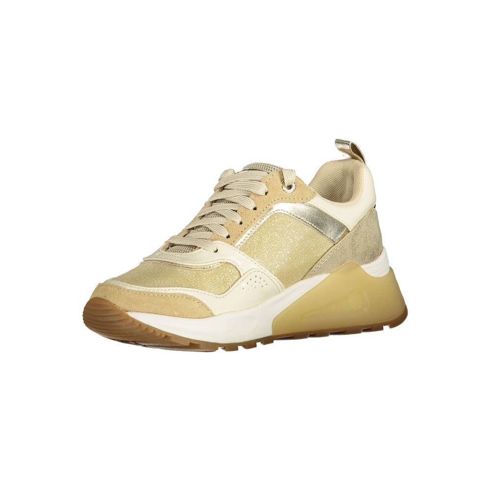 U.S. POLO ASSN. Goldener Polyester-Sneaker