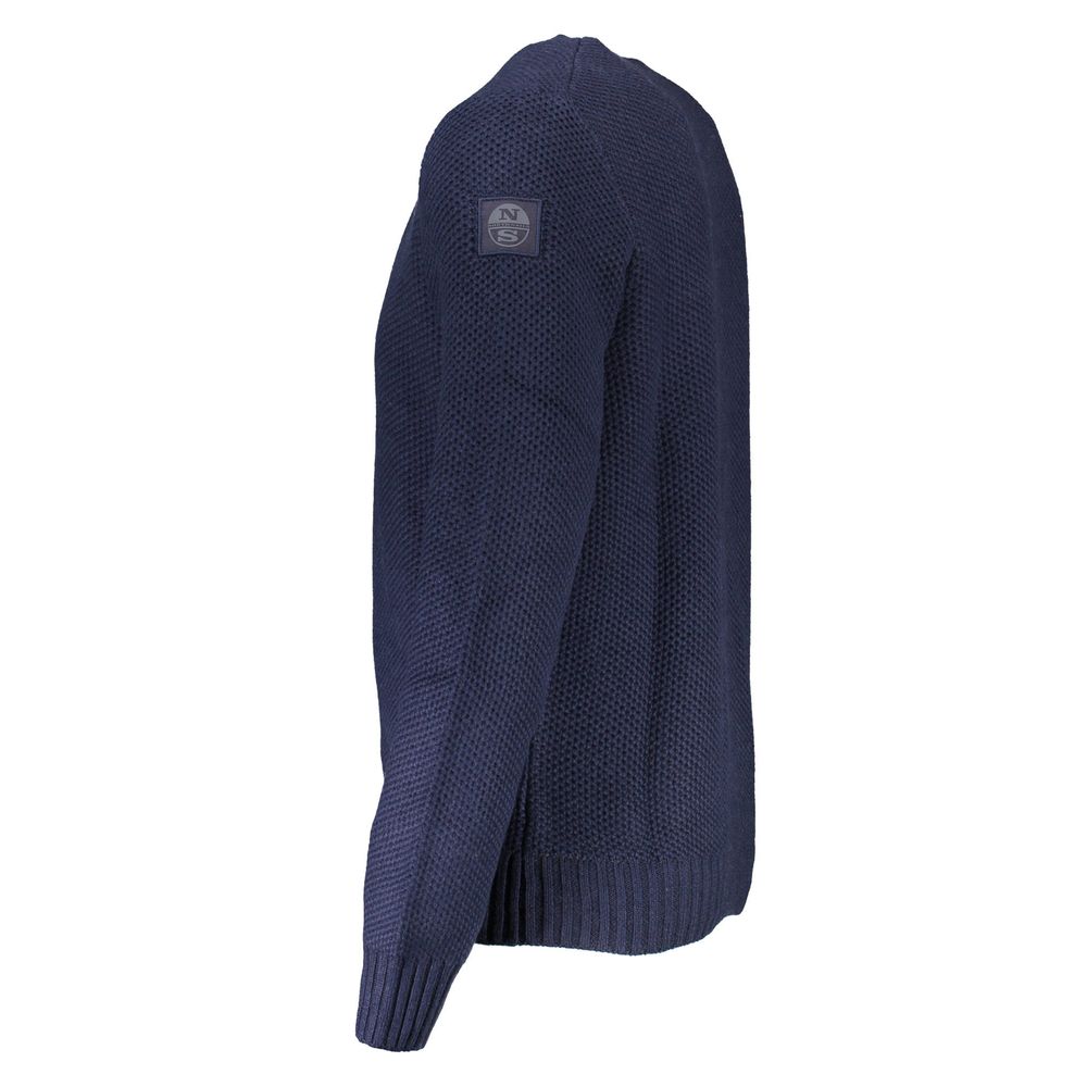 North Sails Blauer Baumwollpullover