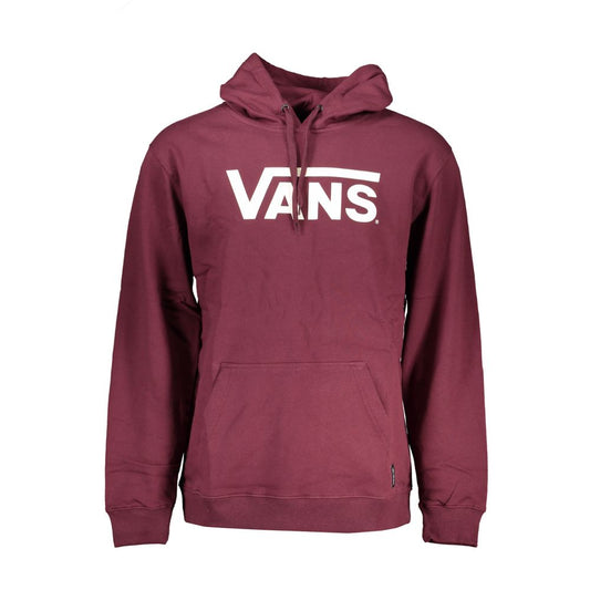 Vans Roter Baumwollpullover für Männer mit Kapuze