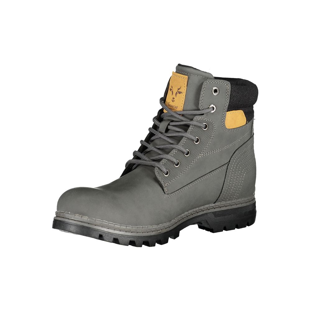 Carrera Grauer Polyester Herrenstiefel