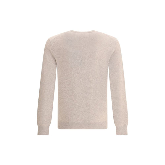 ZEGNA Beiger Kaschmirpullover aus reinem Kaschmir