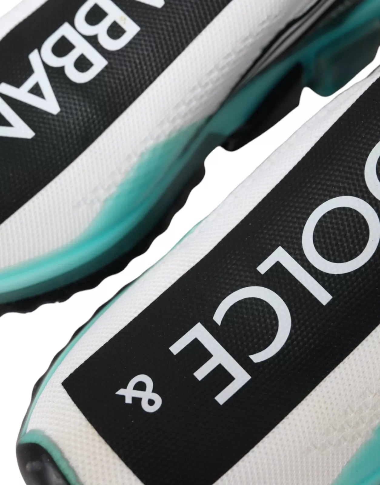 Dolce & Gabbana Schwarz Weiß Blau Slip On Sorrento Sneakers