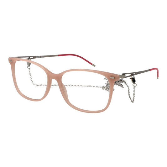 Hugo Boss Cremefarbene Acetat-Brille (Gestell)