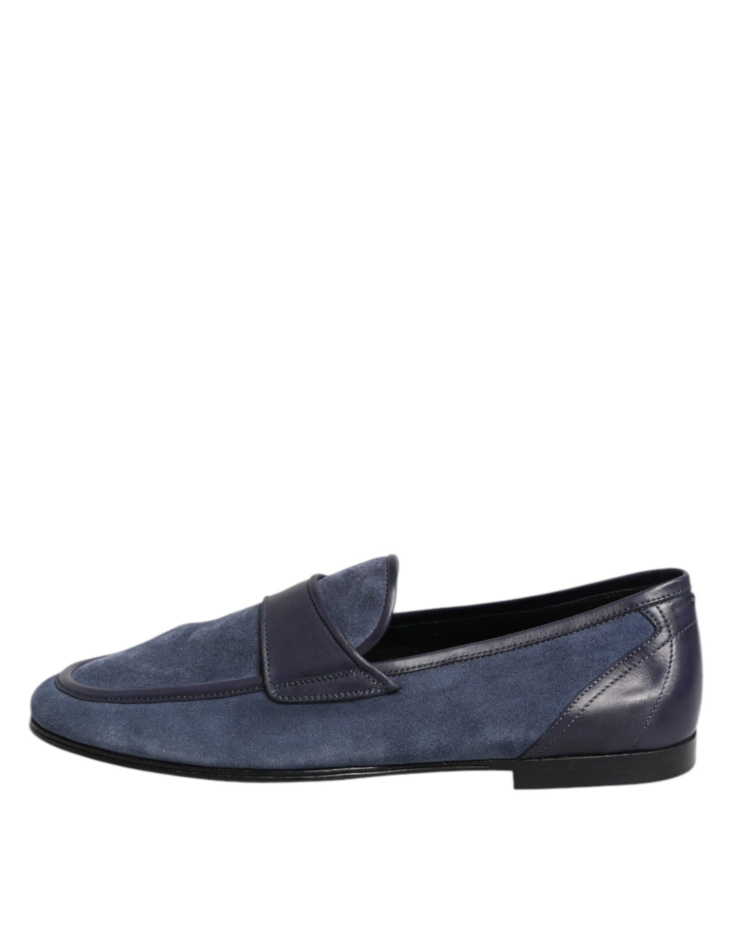 Dolce & Gabbana Blaue Wildleder Loafers Mokassin Schuhe