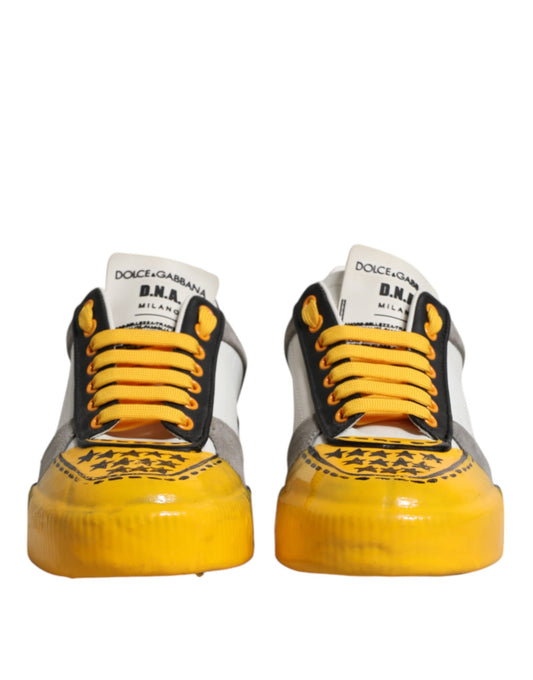 Dolce & Gabbana Multicolor MIAMI Low Top Turnschuhe Schuhe