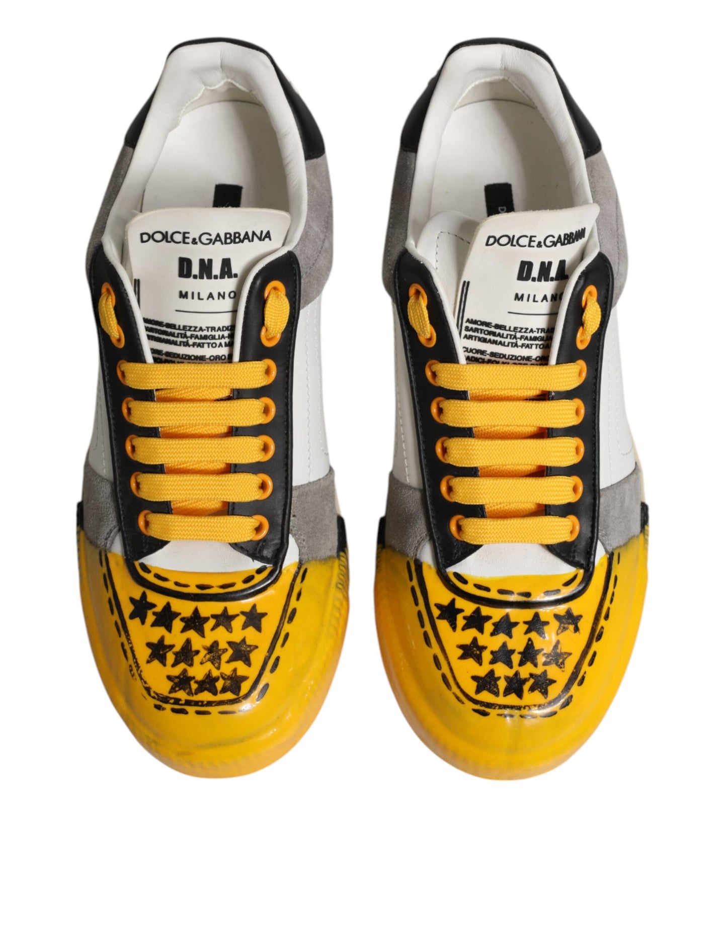 Dolce & Gabbana Multicolor MIAMI Low Top Turnschuhe Schuhe