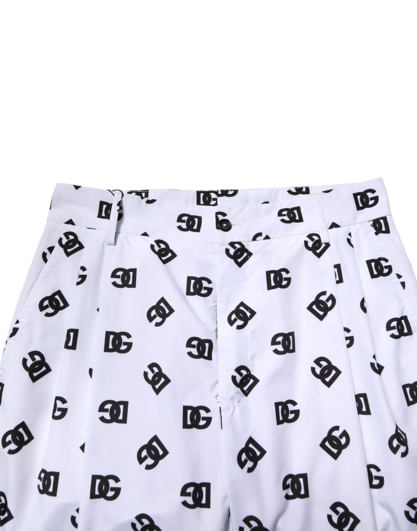 Dolce & Gabbana Weiße Logo-Baumwoll-Skinny-Denim-Hose